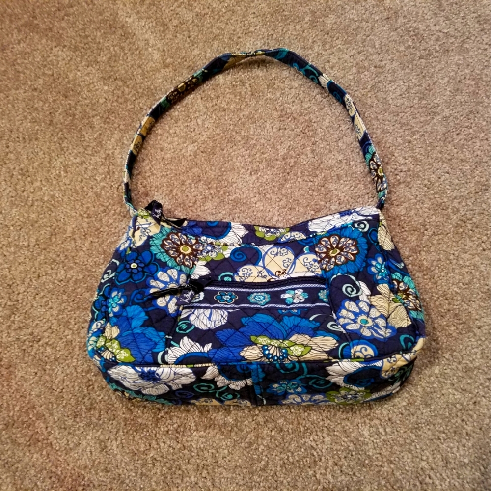 Vera Bradley retired Mod Blue Floral bag - Picture 3 of 8